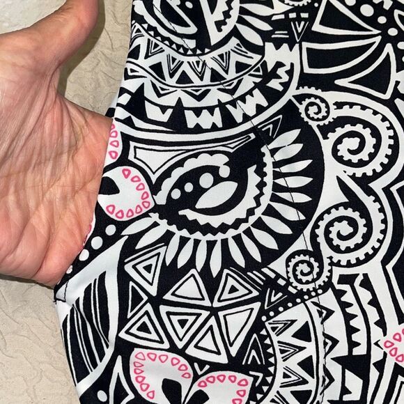 Southwind‎ Apparel Womens Tribal Collared Active Avalon Dress Black White Medium - Picture 5 of 8